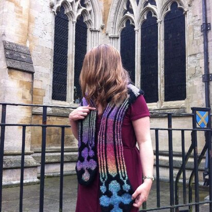 Stained Glass Window Scarf and Shawl