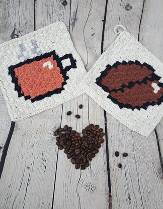 Coffee Lover C2C Potholder