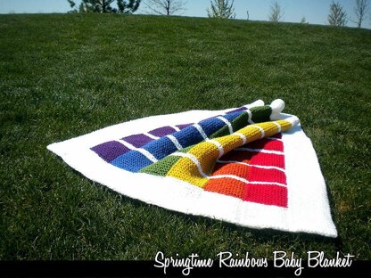 Springtime Rainbows Blanket