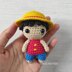 Luffy One Piece Amigurumi