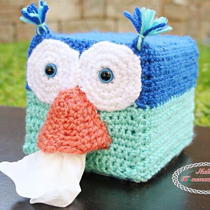 Owl Tissue Box Cover