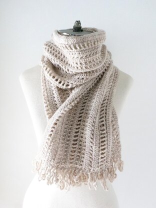 Elegant Textured Scarf Shawl