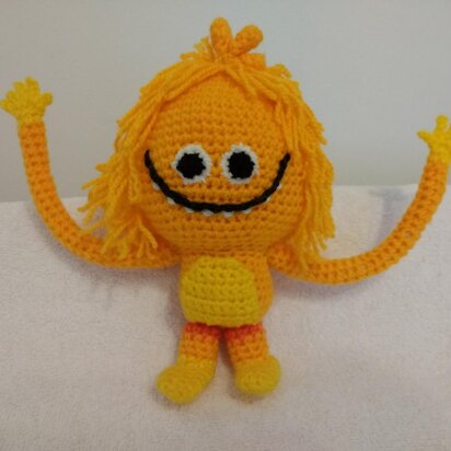 Amigurumi Orange Monster Super Simple Songs