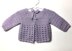 Black Raspberry Baby Sweater