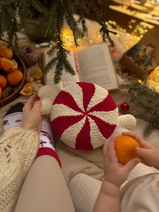 Wrapped Candy pillow