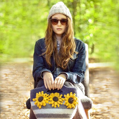 Knitted Sunflower