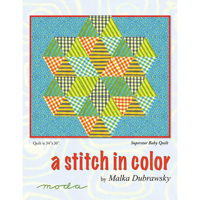 Moda Fabrics A Stitch in Color Quilt - Downloadable PDF