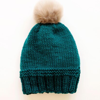 Slouchy Winter Beanie - knitting pattern