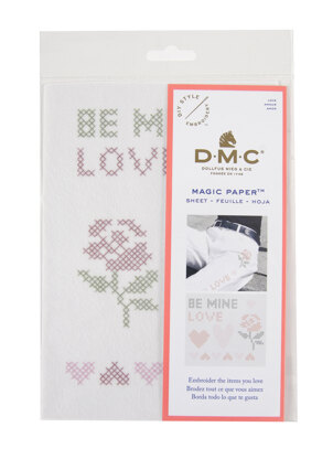 DMC Magic Paper Love Cross Stitch Sheet