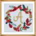 Trimits Counted Cross Stitch Kit: Wreath Cross Stitch Kit - 13 x 13cm