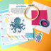 The Make Arcade Octopus Cross Stitch Kit - 3 Inch