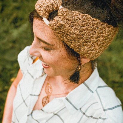 Crochet Honeycomb Earwarmer Headband