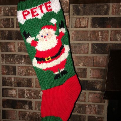 Happy Santa stocking