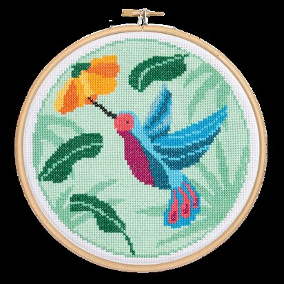 Hawthorn Handmade Humming Bird Cross Stitch Kit