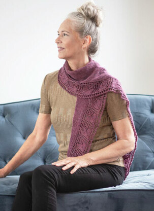 Alikae Shawl in Berroco Ultra Wool Fine - 403-2 - Downloadable PDF