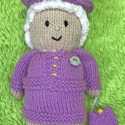 Royal Jubilee Queen Soft Toy Plush Doll 23 cms