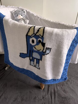 Bluey Heeler Baby Blanket