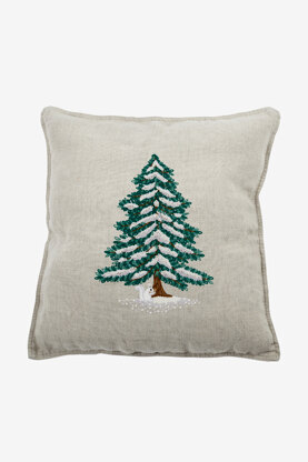 DMC Snowy Fir Tree Embroidery Pattern - PAT1819 - Downloadable PDF