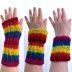 Rainbow Wear 3 Ways Wrist Warmers