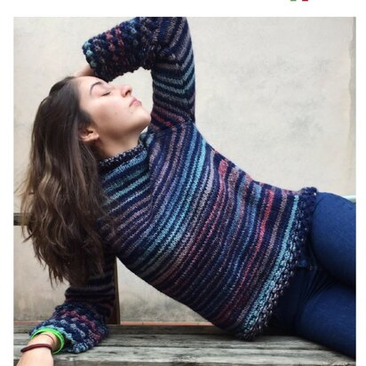 Aquarius Sweater in Adriafil Mistero - Downloadable PDF