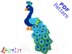 Peacock crochet applique pattern