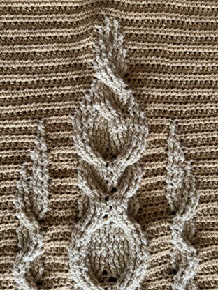 Crochet Cappuccino Throw