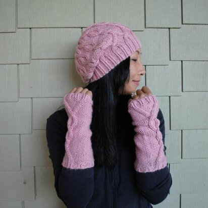 Ice Sculpture Hat & Mitts - knitting pattern