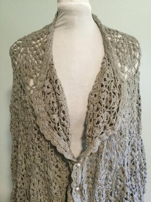 The Caped Lace Cardigan