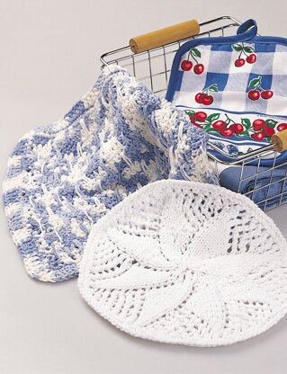 Lacy Dishcloth in Bernat Handicrafter Cotton Prints
