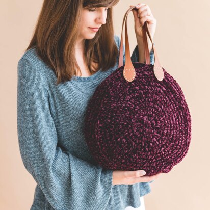 Velvet Circle Tote Bag