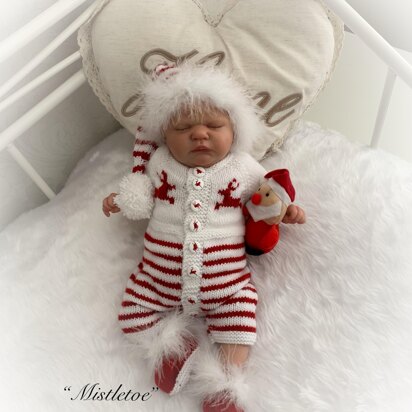 Mistletoe Reindeer Romper suit