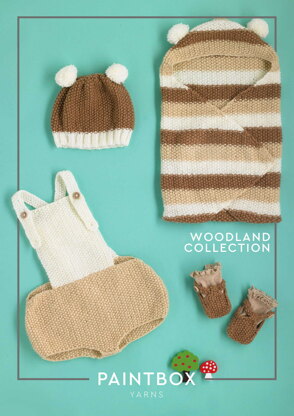 Woodland Collection - Free Layette Knitting Pattern For Babies in Paintbox Yarns Baby DK by Paintbox Yarns
