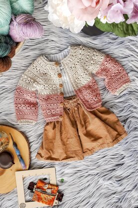 Children's Chestnut Cardigan