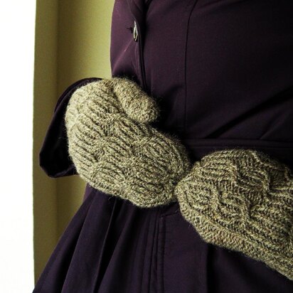 Ionic Mittens - knitting pattern