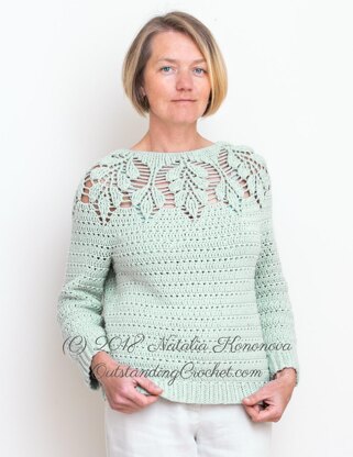 Leaf Yoke Sweater