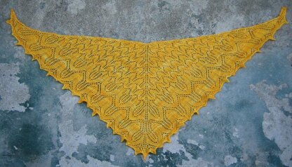 Tin Can Knits Sunflower Shawl PDF