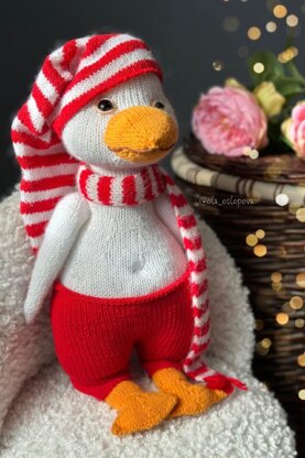 Christmas Goose Knitting Pattern