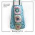 Granny Square Tote - Free Bag Crochet Pattern in Paintbox Yarns 100% Wool Worsted - Downloadable PDF