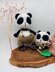 Baby Panda Amigurumi  and Panda Rattle