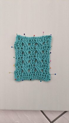 Simple cable crochet