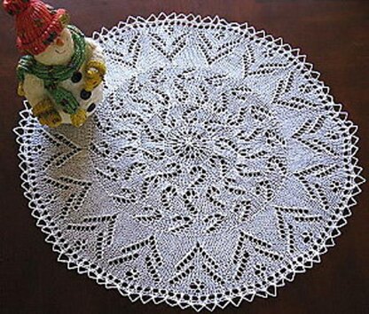 K352-Christmas Doily