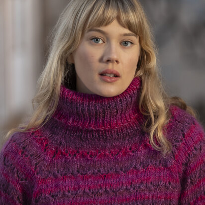 Gloria Sweater in Viking of Norway Nordlys and Kid Silk - UK-2205-5 - Downloadable PDF