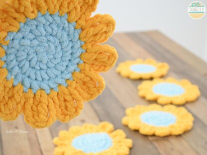 Sunflower Power Coasters