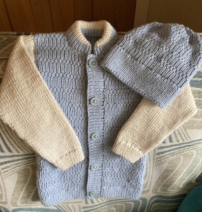 Huxley’s birthday cardigan