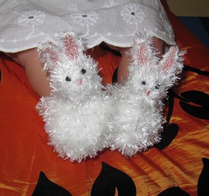 Baby Fluffy Bunny Boots