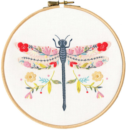 Bothy Threads Dragonfly Embroidery Kit - 17.5cm