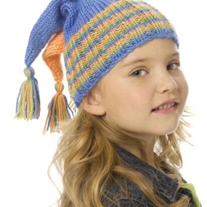 Knit Tripod Hats in Caron Simply Soft and Simply Soft Collection - Downloadable PDF