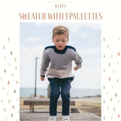 2119 Kids Sweater With Epaulettes