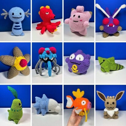 16 Pokemon Crochet Patterns - Book Three