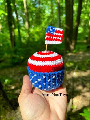 Cupcakes for US Independence Day